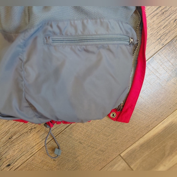 The North Face Vibrant Red Jacket with Gray Details - Picture 8 of 14